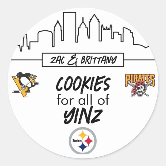 クラシックラウンドステッカー ラウンドシール (正面)