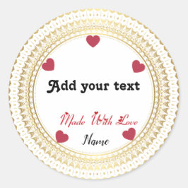 クラシックラウンドステッカー ラウンドシール