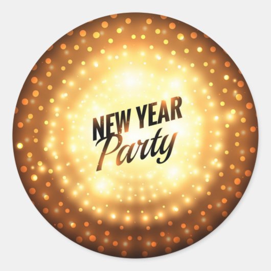 クラシックラウンドステッカー、光沢、大、3インチ(シート) ラウンドシール (正面)