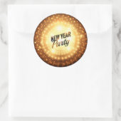 クラシックラウンドステッカー、光沢、大、3インチ(シート) ラウンドシール (バッグ)