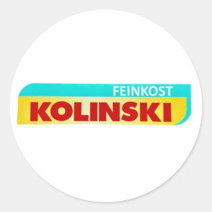 クラシックラウンドステッカーfeinkost kolinski merch ラウンドシール