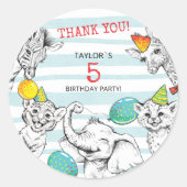 クラシックラウンドステッキ5周年記念パーティー。 ラウンドシール (正面)