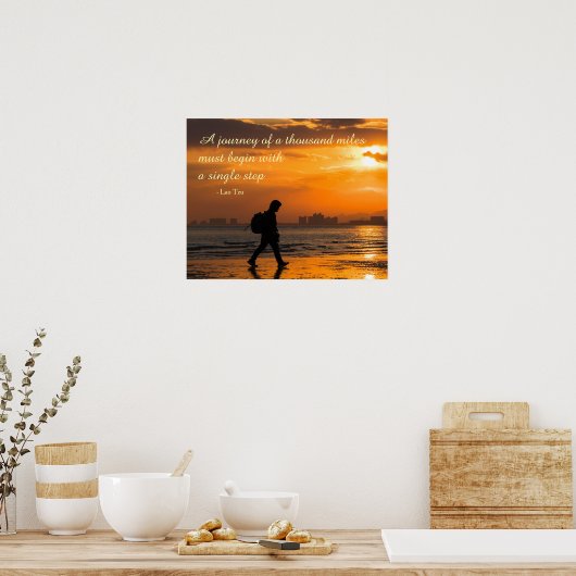 クラシックラオチュージャーニー引用文 ポスター (キッチン)