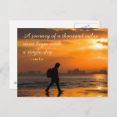 クラシックラオチュージャーニー引用文 ポストカード (正面/裏面)