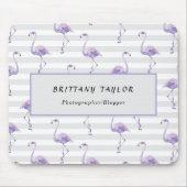 クラシックラグジュアリーバラホワイト マウスパッド (正面)