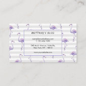 クラシックラグジュアリーバラホワイト 名刺 (裏面)