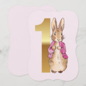 クラシックラビットの1歳の誕生日 (正面/裏面)