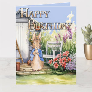 クラシックラビット お誕生日おめでとう カード