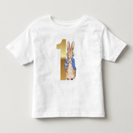 クラシックラビット 初めての誕生日 トドラーTシャツ