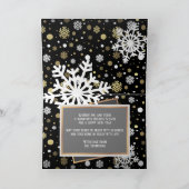 クラシックラブホリデーモダンシーズンズグリーティング シーズンカード (内部)