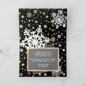 クラシックラブホリデーモダンシーズンズグリーティング シーズンカード (内部)