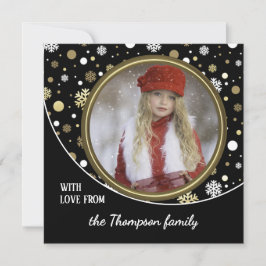 クラシックラブホリデーモダンシーズンズグリーティング シーズンカード