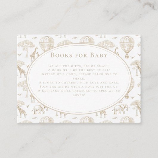 クラシックリトルワイルドワンベイビーシャワートイル エンクロージャーカード (正面)