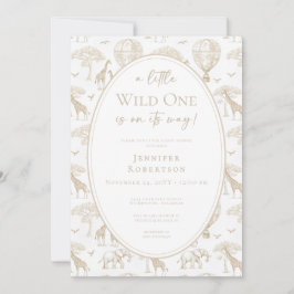 クラシックリトルワイルドワンベイビーシャワートイル 招待状