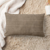 クラシックリネンフェイクブラウン装飾用クッション ランバークッション (ブランケット)