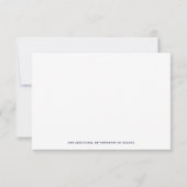 クラシックリーガル&プロフェッショナル弁護士ネイビーブルー ノートカード (裏面)