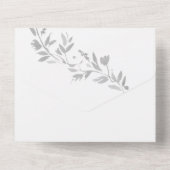 クラシックリーグモノグラム結婚クレスト オールインワン招待状 (裏面)