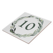 クラシックリースカスタムハウスナンバープレート標識 タイル (側面)