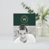 クラシックリース カラー編集可能 ありがとうございます ポストカード (スタンド正面)