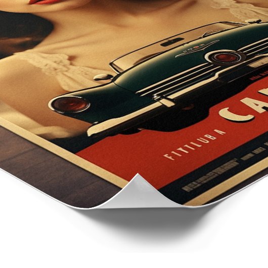 クラシックリール：ヴィンテージシネマエレガンス ポスター (角)