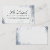 クラシックルクス大理結婚石のウェブサイト挿入カード エンクロージャーカード (正面/裏面)