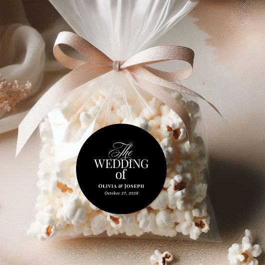 クラシックルクセ | エレガント黒結婚の ラウンドシール