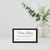 クラシックルクセ | 白黒おむつラッフル エンクロージャーカード (スタンド正面)