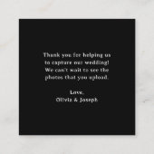 クラシックルクセ | QRコード結婚による愛の獲得 エンクロージャーカード (裏面)