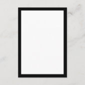 クラシックルクセ | QRコード結婚のゲスト詳細 エンクロージャーカード (裏面)