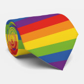 クラシックレインボー国旗ゲイプライド ネクタイ (ロール)