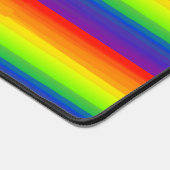 クラシックレインボー旗の色マーカースタイルゲイ デスクマット (コーナー)