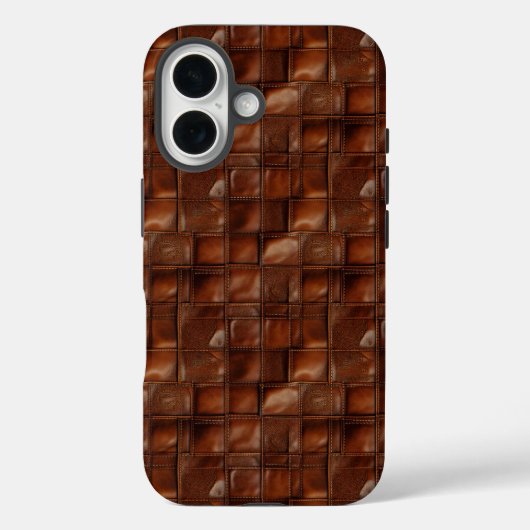 クラシックレザーのテクスチャー Case-Mate iPhoneケース (裏面)