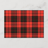 クラシックレッドにインスパイアされたベビーシャワー封筒カード エンクロージャーカード (裏面)