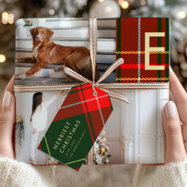 クラシックレッドのプパーソナライズされたライド ギフトタグ