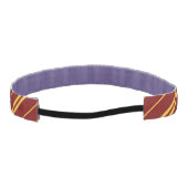 クラシックレッドイエロースクールストライプベクターアート アスレチックヘッドバンド (裏面)