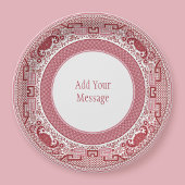 クラシックレッドウィロー紙プレート ペーパープレート