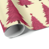 クラシックレッドエレガンスクリスマス ラッピングペーパー (ロールコーナー)