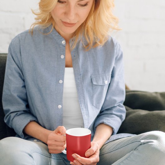 クラシックレッドコーヒーマグ コーヒーマグカップ