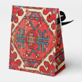 クラシックレッドターキッシュペルシア東洋絨毛絨毯 フェイバーボックス (裏面サイド)