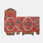 クラシックレッドターキッシュペルシア東洋絨毛絨毯 フェイバーボックス (折り畳みなし)