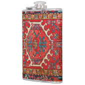 クラシックレッドターキッシュペルシア東洋絨毛絨毯 フラスク (左)