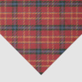 クラシックレッドプレイドクリスマスティッシュペーパー 薄葉紙 (詳細)