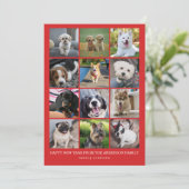 クラシックレッド12 インスタグラム フォト ハッピー ニュー イヤー シーズンカード (スタンド正面)