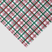 クラシックレッド・グリーン・プレイド・クリスマス 薄葉紙 (詳細)
