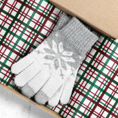 クラシックレッド・グリーン・プレイド・クリスマス 薄葉紙