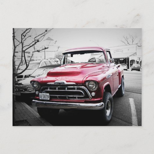 クラシックレッド ポストカード (正面)