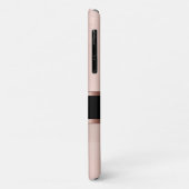 クラシックレディーズモノグラムバラ金ゴールドカラー Case-Mate iPhoneケース (裏面/左)