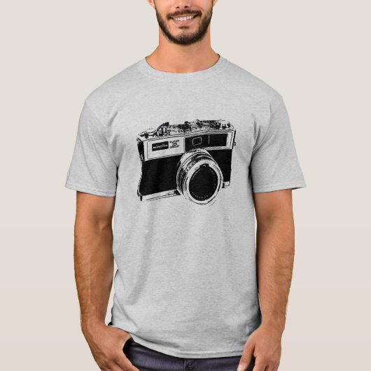 クラシックレトロカメラTシャツ Tシャツ (正面)