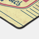 クラシックレトロカーレーベルガイ洞窟 デスクマット (コーナー)