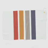 クラシックレトロストライプシャワーカーテン洗い布 ゴルフタオル (横)